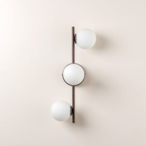 Coro - 3 light bronze and opal ceiling / wall