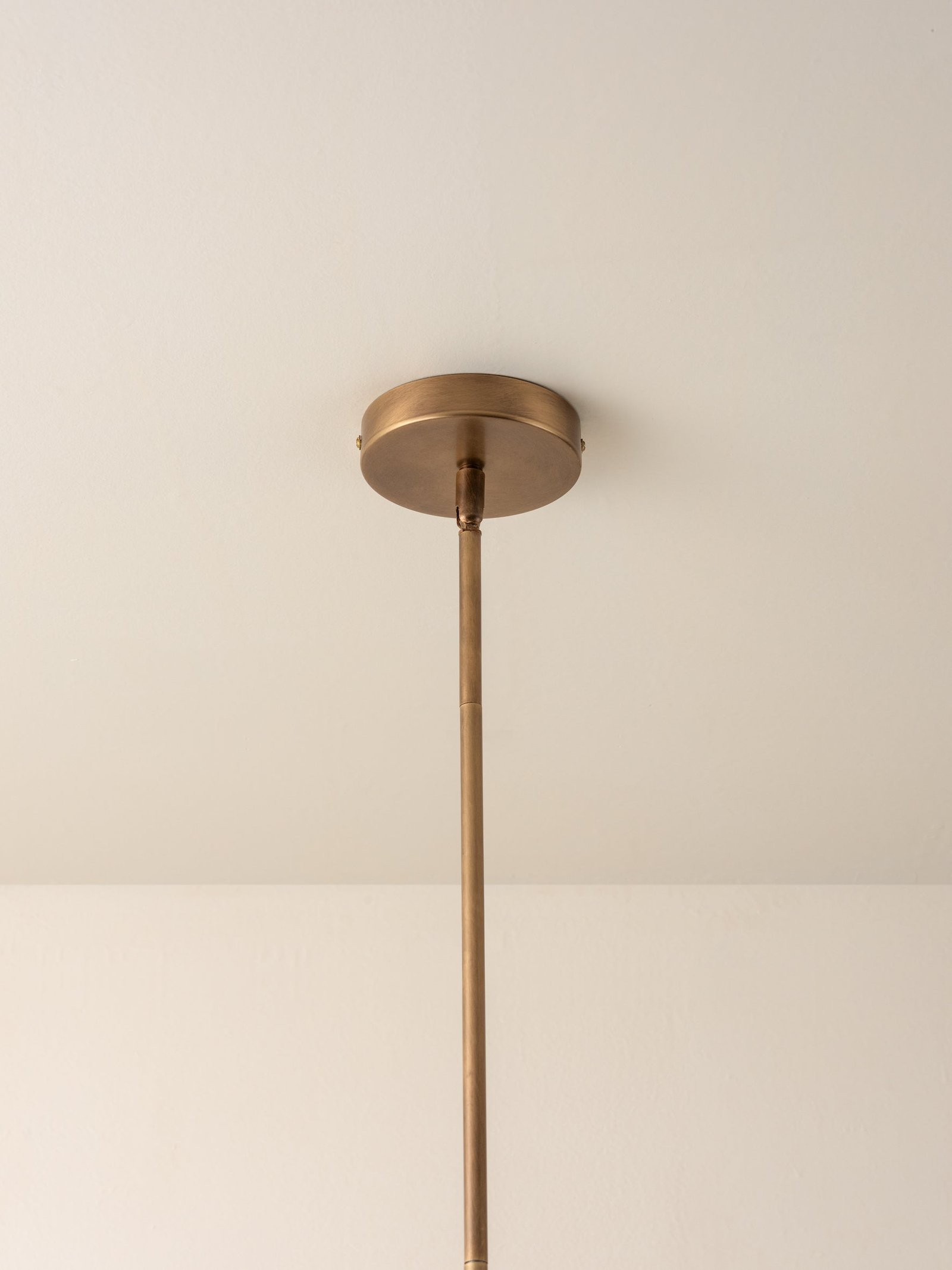 Boule - 4 light brass and opal pendant light - Image 5