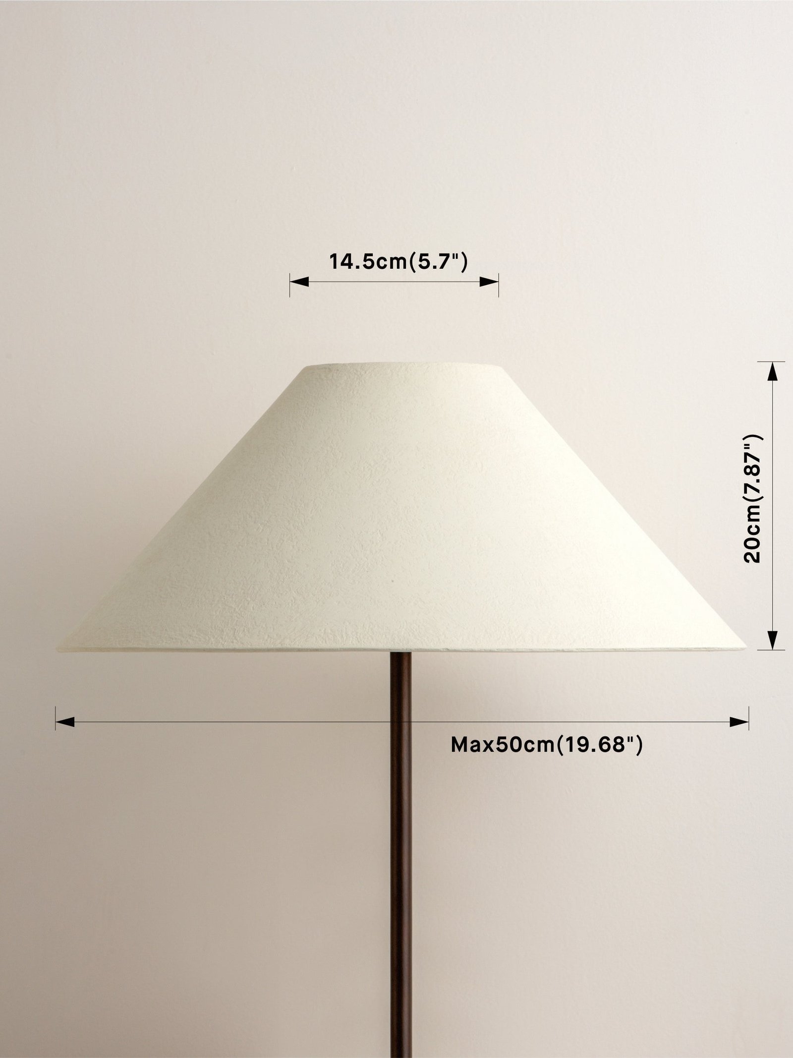 Edition 1.10 - plaster coated lampshade - shade only - Image 4